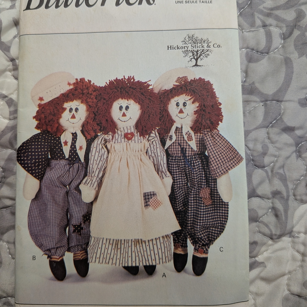 Hickory Stick & Co. Rag Doll Pattern